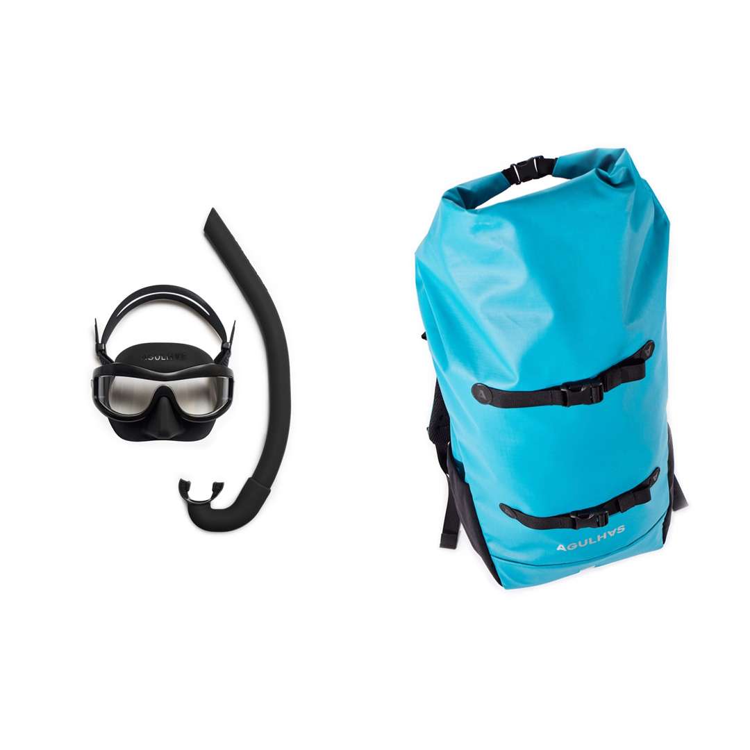 black-mask-snorkel-blue-bag