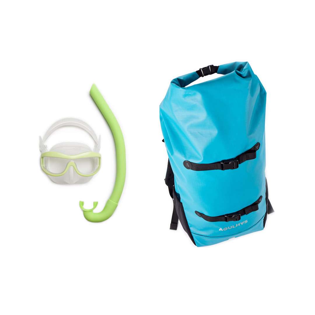 yellow-mask-snorkel-blue-bag